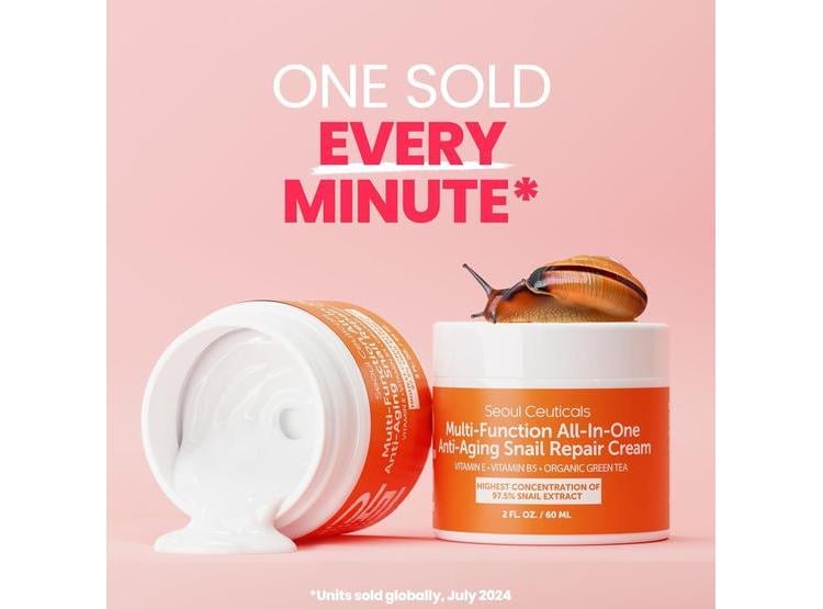 SEOULCEUTICALS CREMA HIDRATANTE MUCINA DE CARACOL 97.5% 60ML - 5