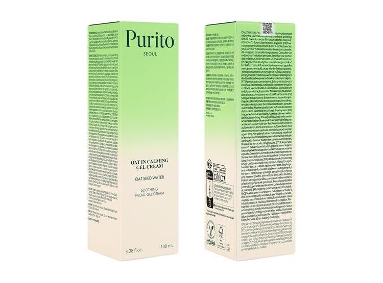 PURITO GEL CALMING CON 77% AGUA DE AVENA 100ML - 7
