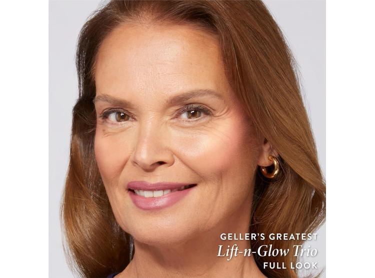 PALETA DE MAQUILLAJE LAURA GELLER LIFT-N-GLOW TRIO - ILUMINADOR, RUBOR, BRONCEADOR PARA TODOS LOS TONOS DE PIEL - 3