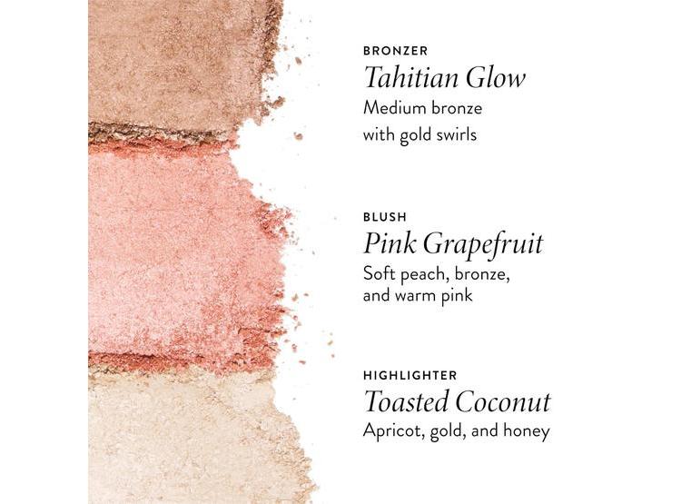 PALETA DE MAQUILLAJE LAURA GELLER LIFT-N-GLOW TRIO - ILUMINADOR, RUBOR, BRONCEADOR PARA TODOS LOS TONOS DE PIEL - 4