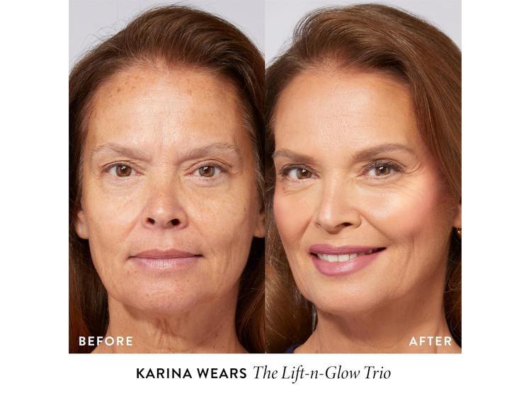 PALETA DE MAQUILLAJE LAURA GELLER LIFT-N-GLOW TRIO - ILUMINADOR, RUBOR, BRONCEADOR PARA TODOS LOS TONOS DE PIEL - 7