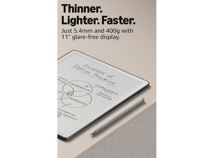 AMAZON KINDLE SCRIBE 64GB, PANTALLA PAPEL, LUZ FRONTAL, PERFIL DELGADO Y RÁPIDO. INCLUYE LÁPIZ PREMIUM - GRAFITO - 2