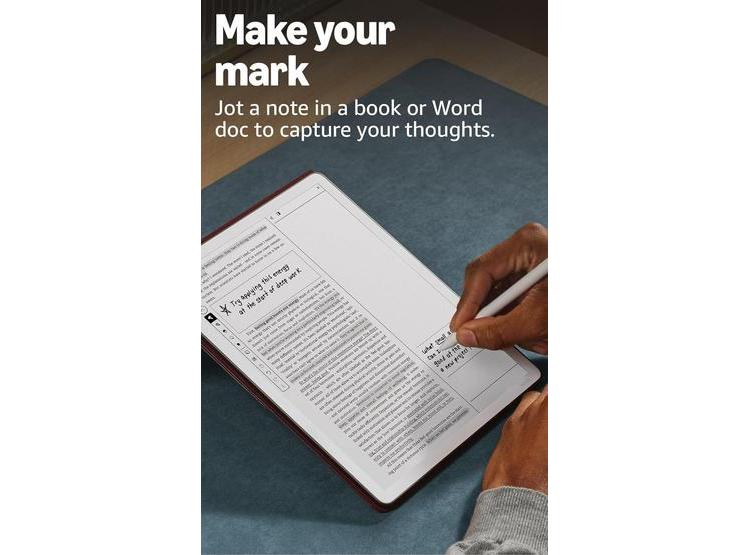 AMAZON KINDLE SCRIBE 64GB, PANTALLA PAPEL, LUZ FRONTAL, PERFIL DELGADO Y RÁPIDO. INCLUYE LÁPIZ PREMIUM - GRAFITO - 6