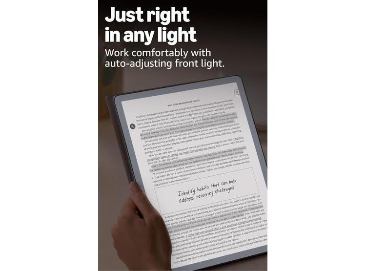 AMAZON KINDLE SCRIBE 64GB, PANTALLA PAPEL, LUZ FRONTAL, PERFIL DELGADO Y RÁPIDO. INCLUYE LÁPIZ PREMIUM - GRAFITO - 7