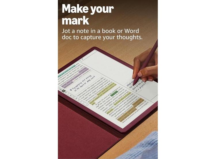 AMAZON KINDLE SCRIBE COLORSOFT DE 64GB CON PANTALLA A COLOR SIMILAR A PAPEL Y LUZ FRONTAL. INCLUYE LÁPIZ PREMIUM - 7