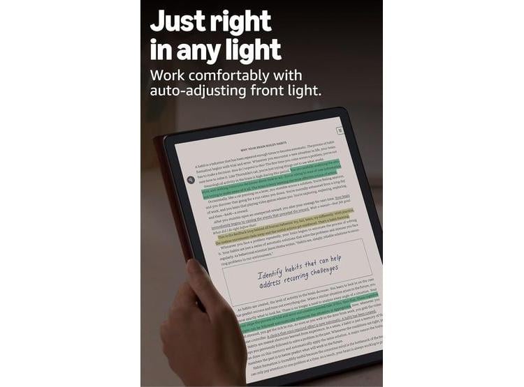AMAZON KINDLE SCRIBE COLORSOFT DE 64GB CON PANTALLA A COLOR SIMILAR A PAPEL Y LUZ FRONTAL. INCLUYE LÁPIZ PREMIUM - 8
