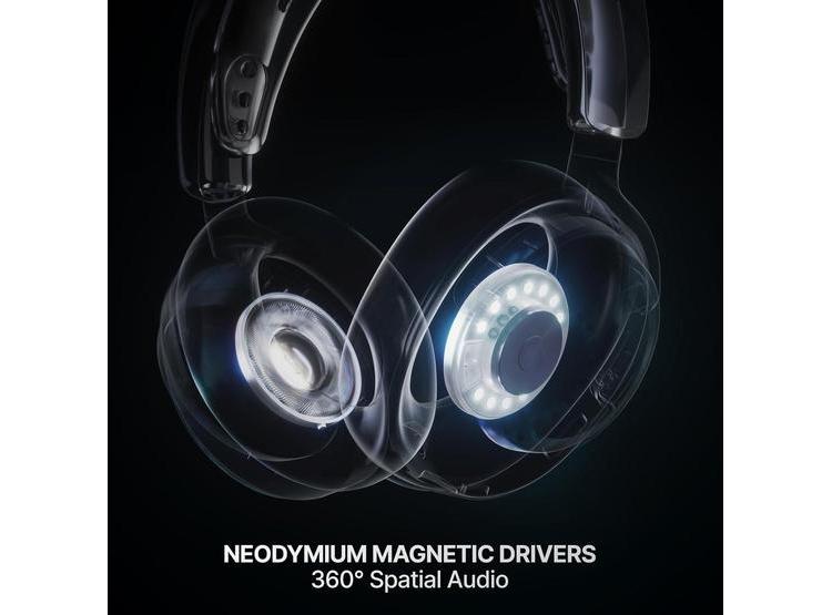 STEELSERIES ARCTIS NOVA 7X AURICULARES GAMING CON CONTROL APP, 50HR, DRIVERS NEODIMIO, MULTI-PLATAFORMA, NEGRO - 5
