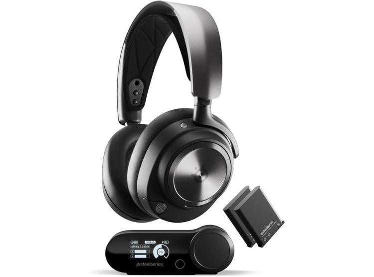 STEELSERIES ARCTIS NOVA PRO WIRELESS, AURICULARES GAMING ALTA FIDELIDAD, CANCELACIÓN DE RUIDO, CLEARCAST GEN 2 MIC - 1