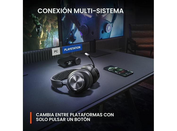STEELSERIES ARCTIS NOVA PRO WIRELESS, AURICULARES GAMING ALTA FIDELIDAD, CANCELACIÓN DE RUIDO, CLEARCAST GEN 2 MIC - 6