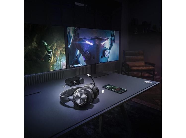 STEELSERIES ARCTIS NOVA PRO WIRELESS, AURICULARES GAMING ALTA FIDELIDAD, CANCELACIÓN DE RUIDO, CLEARCAST GEN 2 MIC - 9