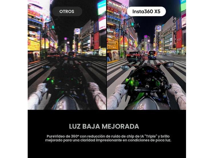 INSTA360 X5: CÁMARA DE ACCIÓN 8K SUMERGIBLE, TRIPLE CHIP AI, ESTABILIZACIÓN Y LENTES REEMPLAZABLES - 2