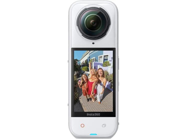 INSTA360 X5 SATIN WHITE: CÁMARA DE ACCIÓN 8K 360°, RESISTENTE AL AGUA, LENTES INTERCAMBIABLES, ESTABILIZACIÓN - 1