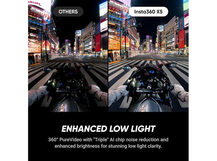 INSTA360 X5 SATIN WHITE: CÁMARA DE ACCIÓN 8K 360°, RESISTENTE AL AGUA, LENTES INTERCAMBIABLES, ESTABILIZACIÓN - 2