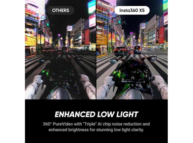 INSTA360 X5 ESSENTIALS BUNDLE - CÁMARA 360° 8K, ESTABILIZACIÓN, LENTE REEMPLAZABLE, BATERÍA 208 MIN - 2