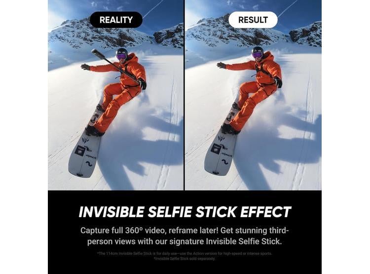 INSTA360 X5 ESSENTIALS BUNDLE - CÁMARA 360° 8K, ESTABILIZACIÓN, LENTE REEMPLAZABLE, BATERÍA 208 MIN - 3