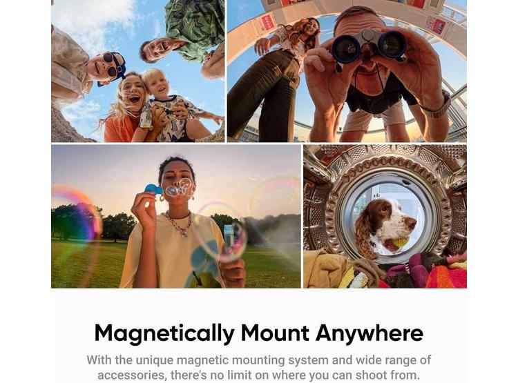CÁMARA INSTA360 GO ULTRA 4K VLOGGING Y ACCIÓN, MANOS LIBRES, SENSOR AVANZADO, LIGERA, 200 MIN DE BATERÍA, MAGNÉTICA - 5
