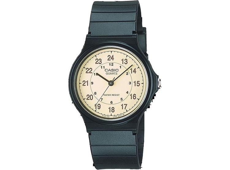 RELOJ ANALÓGICO CASIO MQ24, RESISTENTE AL AGUA, CON DISEÑO CLÁSICO, MATERIAL DE RESINA Y BATERÍA DE LARGA DURACIÓN - 1