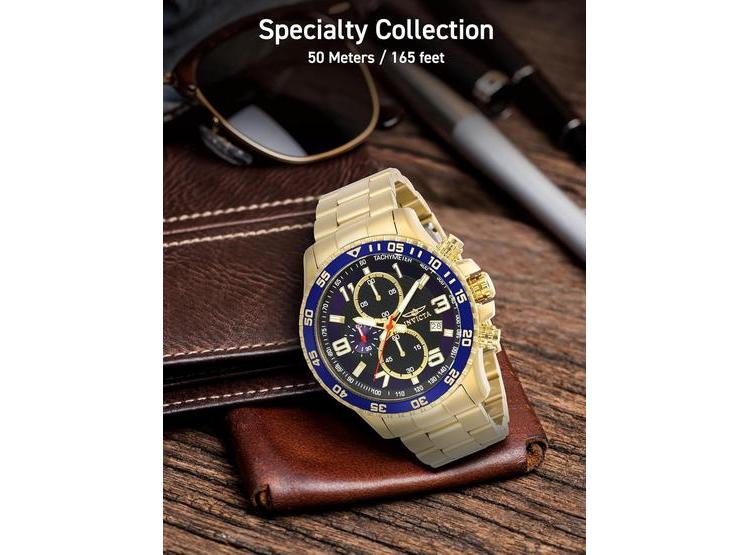 RELOJ INVICTA SPECIALTY PARA HOMBRES, ESTILO MODERNO CON CRONÓGRAFO Y DIAL TEXTURIZADO, EN ACERO INOXIDABLE - 4
