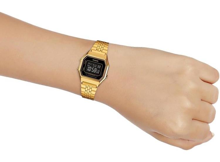 RELOJ CASIO MUJER LA680WGA-1B DORADO CON ALARMA DIARIA, SEÑAL HORARIA Y CALENDARIO AUTOMÁTICO, MECANISMO DE CUARZO - 5