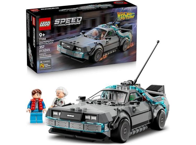 LEGO TIME MACHINE DE REGRESO AL FUTURO, JUGUETE DE CONSTRUCCIÓN CON 2 MODOS Y MINIFIGURAS, PARA NIÑOS DE 9+ AÑOS - 1