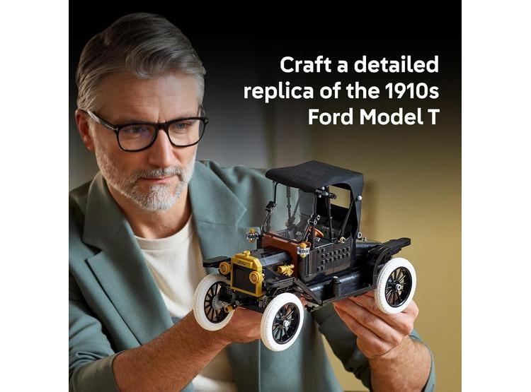 LEGO ICONS FORD MODEL T PARA ADULTOS: DECORACIÓN, AUTÉNTICO MODELO DE AUTO, GRAN REGALO PARA FANÁTICOS DE COCHES - 2