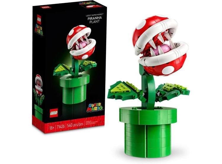 LEGO PIRANHA PLANT DE SUPER MARIO, SET DE CONSTRUCCIÓN PARA DECORACIÓN Y COLECCIÓN PARA ADULTOS - 1