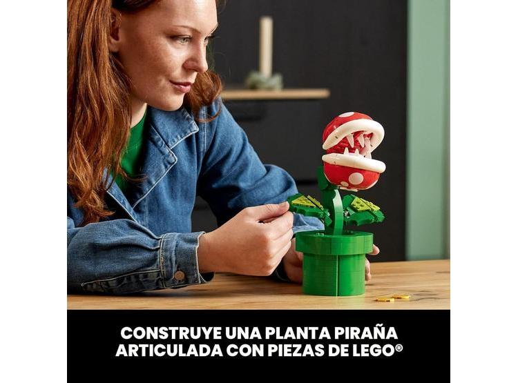 LEGO PIRANHA PLANT DE SUPER MARIO, SET DE CONSTRUCCIÓN PARA DECORACIÓN Y COLECCIÓN PARA ADULTOS - 4