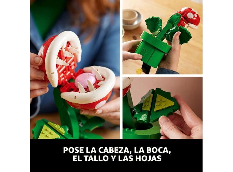 LEGO PIRANHA PLANT DE SUPER MARIO, SET DE CONSTRUCCIÓN PARA DECORACIÓN Y COLECCIÓN PARA ADULTOS - 5