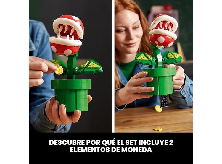 LEGO PIRANHA PLANT DE SUPER MARIO, SET DE CONSTRUCCIÓN PARA DECORACIÓN Y COLECCIÓN PARA ADULTOS - 7