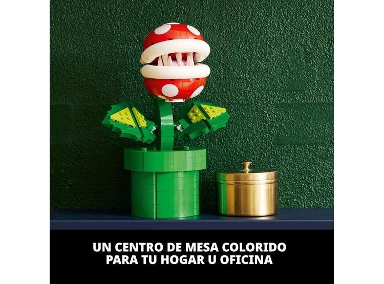 LEGO PIRANHA PLANT DE SUPER MARIO, SET DE CONSTRUCCIÓN PARA DECORACIÓN Y COLECCIÓN PARA ADULTOS - 8