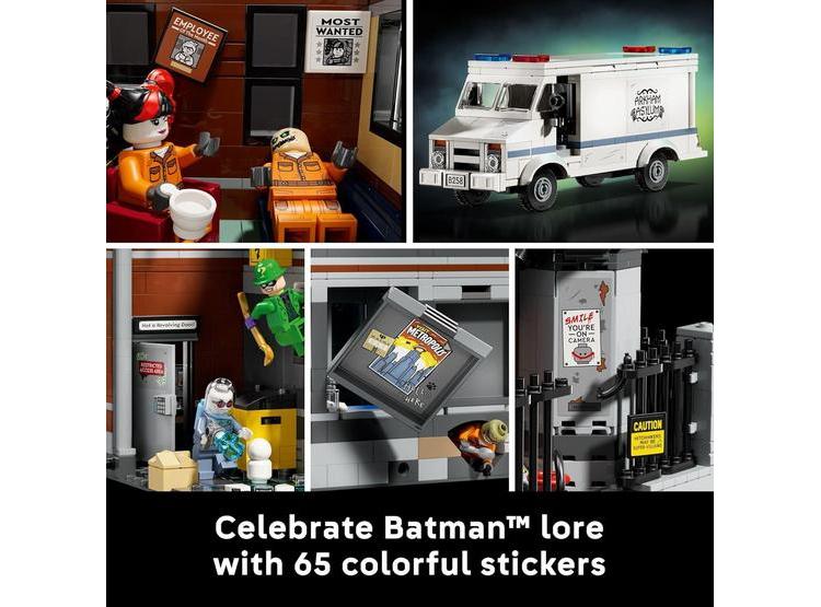 LEGO BATMAN ARKHAM ASYLUM PARA DECORACIÓN Y COLECCIÓN, IDEAL PARA FANS DE CÓMICS, 76300 - 6
