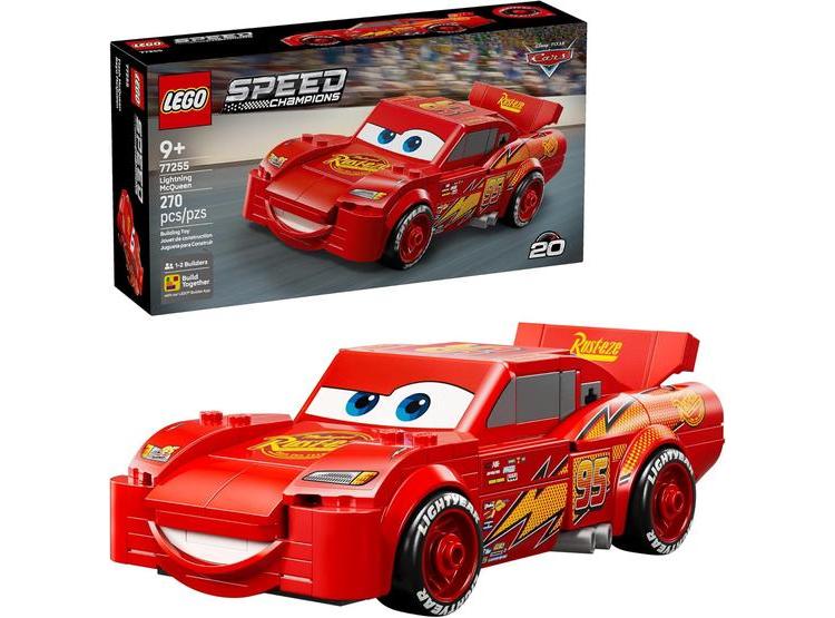 LEGO SPEED CHAMPIONS LIGHTNING MCQUEEN DE DISNEY PIXAR CARS, SET DE BLOQUES DE CONSTRUCCIÓN PARA NIÑOS DE 9+ AÑOS - 1