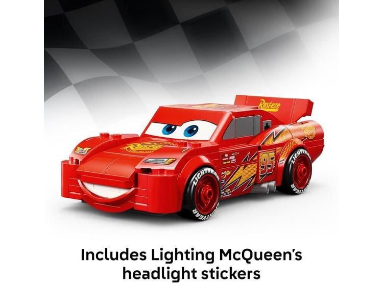 LEGO SPEED CHAMPIONS LIGHTNING MCQUEEN DE DISNEY PIXAR CARS, SET DE BLOQUES DE CONSTRUCCIÓN PARA NIÑOS DE 9+ AÑOS - 4