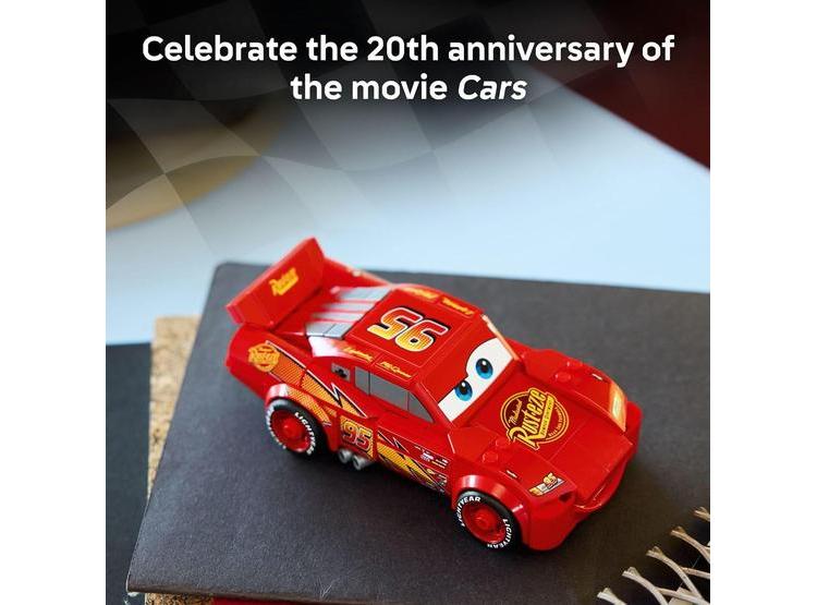 LEGO SPEED CHAMPIONS LIGHTNING MCQUEEN DE DISNEY PIXAR CARS, SET DE BLOQUES DE CONSTRUCCIÓN PARA NIÑOS DE 9+ AÑOS - 6