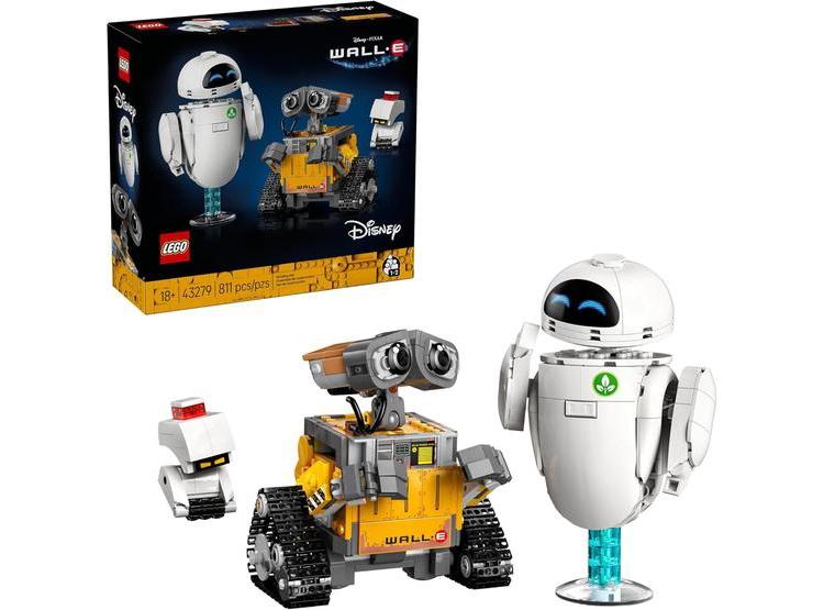 LEGO DISNEY Y PIXAR SET DE CONSTRUCCIÓN WALL-E Y EVE PARA ADULTOS - DECORACIÓN PARA FANS DE DISNEY Y PIXAR - 1