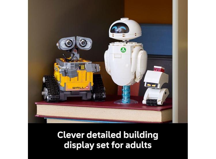 LEGO DISNEY Y PIXAR SET DE CONSTRUCCIÓN WALL-E Y EVE PARA ADULTOS - DECORACIÓN PARA FANS DE DISNEY Y PIXAR - 5