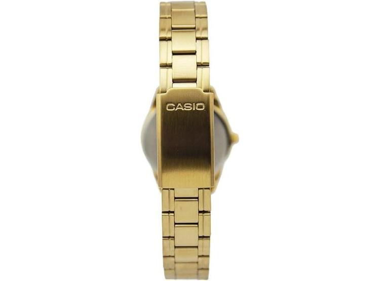 RELOJ ANALÓGICO CASIO PARA MUJER DORADO CON CORREA DE ACERO INOXIDABLE MODELO LTP-V005G-9A - 3
