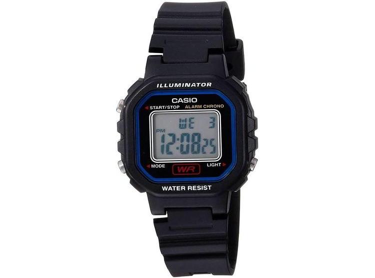 RELOJ DIGITAL CASIO LA20WH PARA MUJER, RESISTENTE AL AGUA CON LUZ LED Y CALENDARIO AUTOMÁTICO - 1