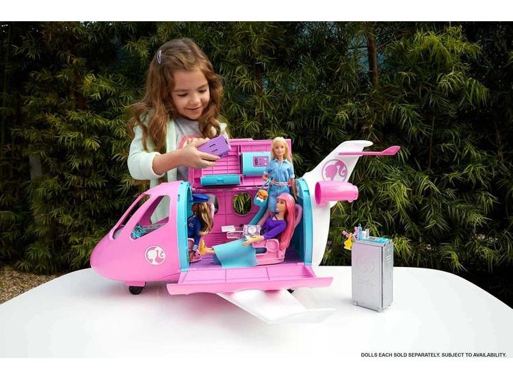 BARBIE DREAMPLANE CON ASIENTOS RECLINABLES Y MÁS DE 15 ACCESORIOS INCLUYENDO UN CACHORRO Y CARRITO DE SNACKS - 3