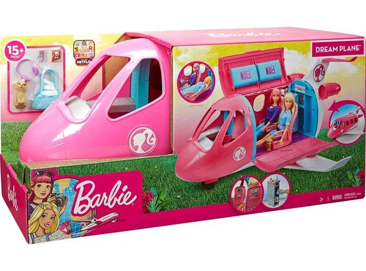 BARBIE DREAMPLANE CON ASIENTOS RECLINABLES Y MÁS DE 15 ACCESORIOS INCLUYENDO UN CACHORRO Y CARRITO DE SNACKS - 5