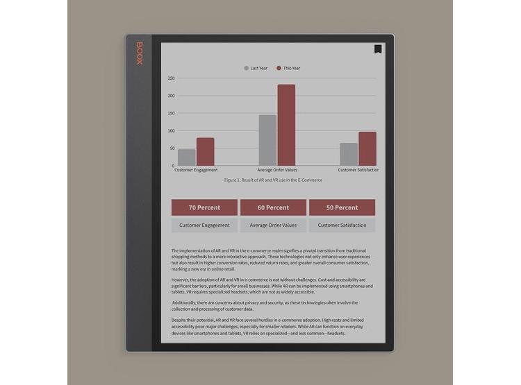 BOOX TABLET TAB XC CON PANTALLA EPAPER A COLOR, 128GB ALMACENAMIENTO, 6GB RAM, ANDROID 13 - 3