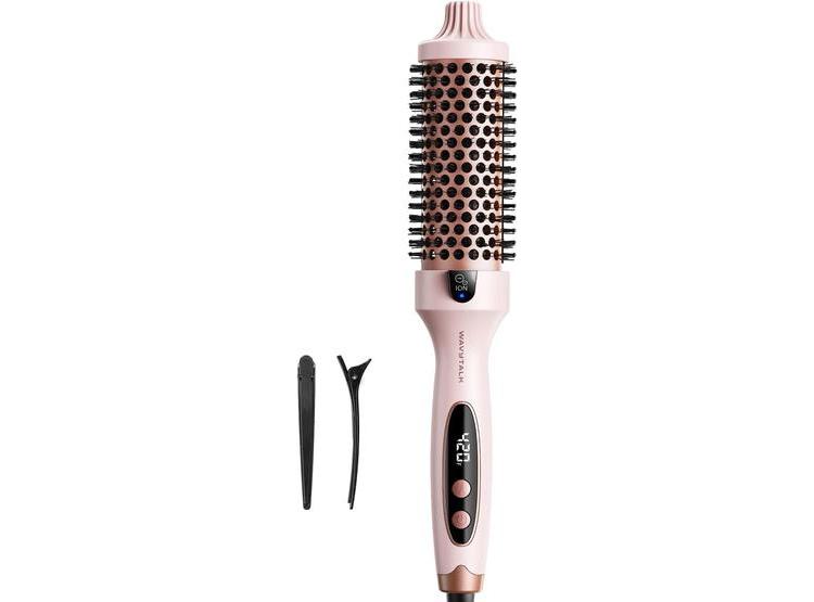 CEPILLO TÉRMICO WAVYTALK IÓNICO PARA CABELLO CON CERÁMICA DE TURMALINA Y AJUSTES DE TEMPERATURA - 1