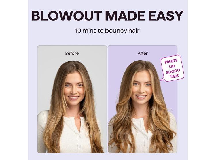 CEPILLO TÉRMICO WAVYTALK IÓNICO PARA CABELLO CON CERÁMICA DE TURMALINA Y AJUSTES DE TEMPERATURA - 3