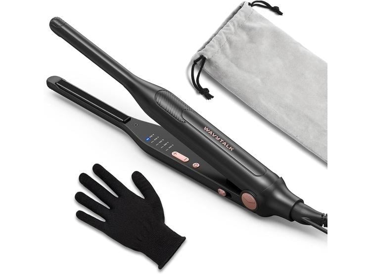 PLANCHA PEQUEÑA TIPO LÁPIZ PARA CABELLO CORTO Y FLEQUILLO. PEINADOS PRECISOS Y RIZOS SUAVES CON DISEÑO ANTIPELLIZCO - 1