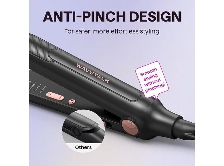PLANCHA PEQUEÑA TIPO LÁPIZ PARA CABELLO CORTO Y FLEQUILLO. PEINADOS PRECISOS Y RIZOS SUAVES CON DISEÑO ANTIPELLIZCO - 3