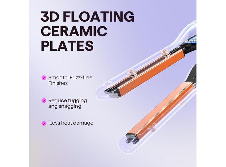 PLANCHA PEQUEÑA TIPO LÁPIZ PARA CABELLO CORTO Y FLEQUILLO. PEINADOS PRECISOS Y RIZOS SUAVES CON DISEÑO ANTIPELLIZCO - 4