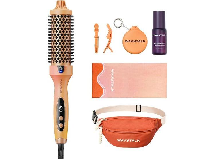 SET CEPILLO VIP VOLUME BLOWOUT WAVYTALK PARA VOLUMEN DE FESTIVAL, TECNOLOGÍA IÓNICA Y 5 AJUSTES DE TEMPERATURA - 1