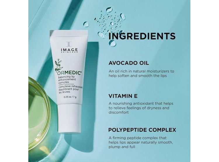 IMAGE SKINCARE BÁLSAMO LABIAL ORMEDIC CON ACEITE DE AGUACATE Y VITAMINA E PARA HIDRATACIÓN PROFUNDA 7G - 5