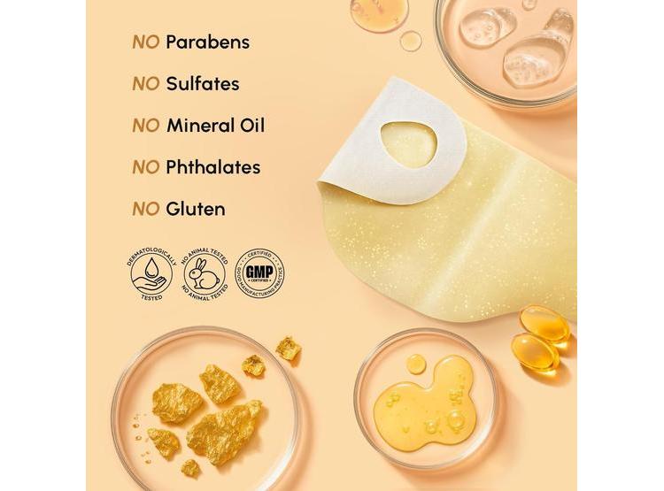 MÁSCARA MAREE CON ORO DE 24K, COLÁGENO PROFUNDO PARA MUJERES, REAFIRMA CUELLO Y MANDÍBULA CON RETINOL Y ÁCIDO HIALURÓNICO - 8