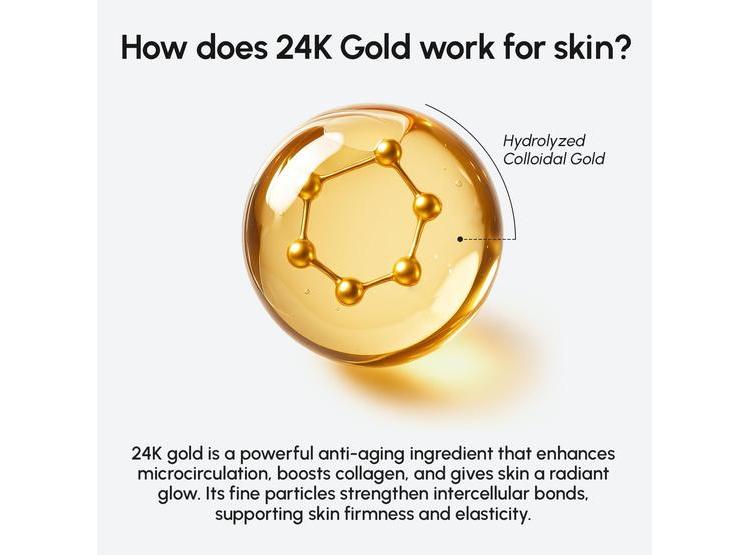 MÁSCARA MAREE CON ORO DE 24K, COLÁGENO PROFUNDO PARA MUJERES, REAFIRMA CUELLO Y MANDÍBULA CON RETINOL Y ÁCIDO HIALURÓNICO - 9